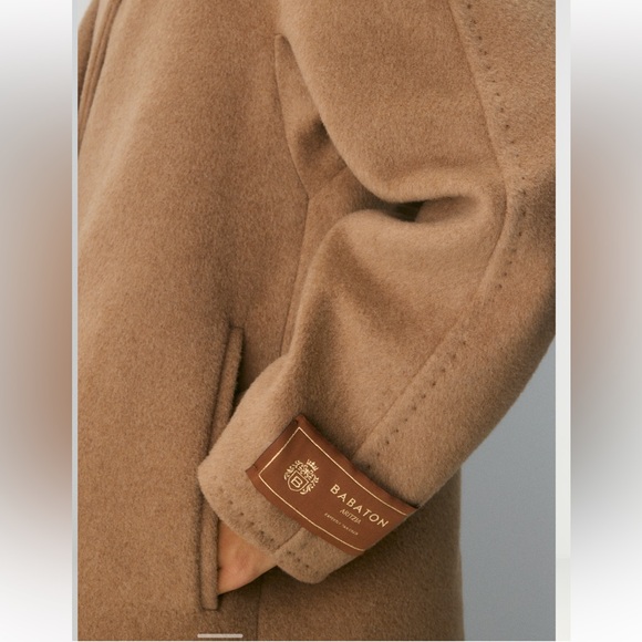 NEW Aritzia Babaton The Slouch Coat  - (Re)Camel Wool XS Tall - Picture 5 of 8